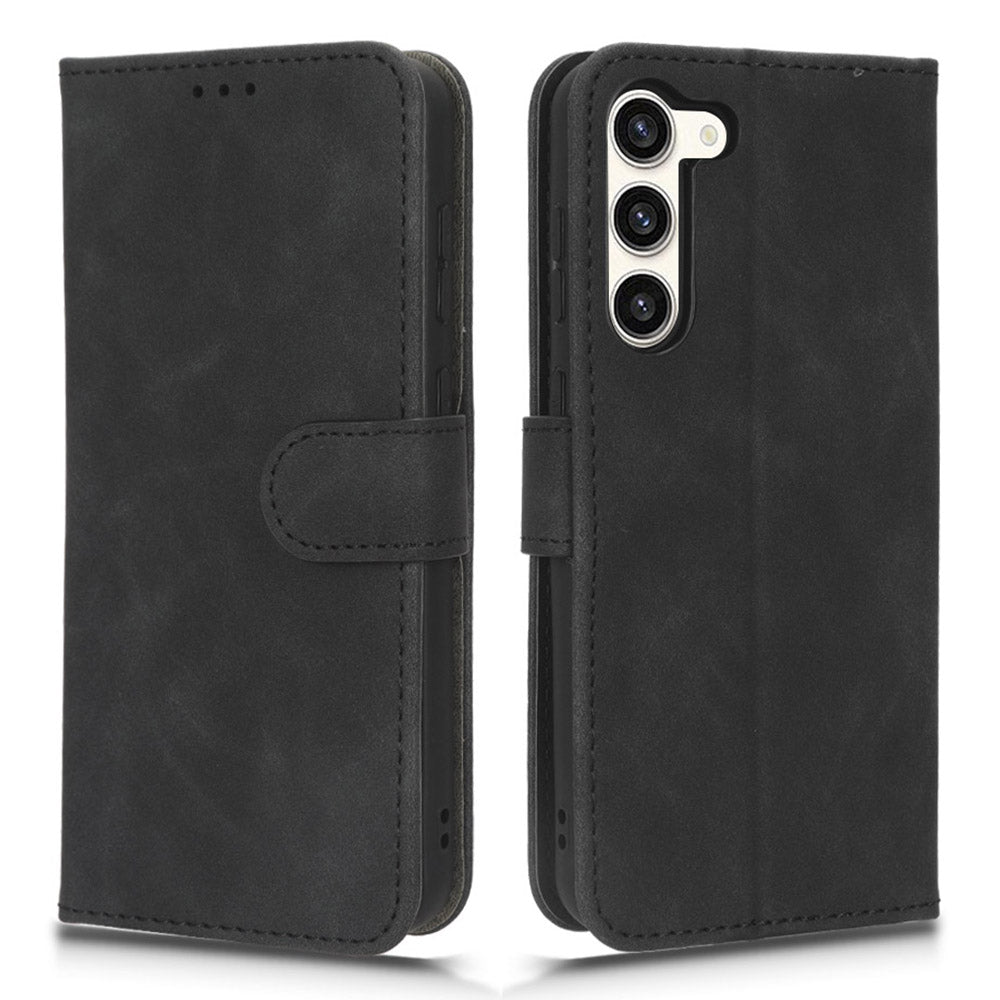 Anti-fall Phone Case for Samsung Galaxy S23 Skin-touch Feeling PU Leather Wallet Stand Cell Phone Cover Anti-fall Phone Case for Samsung Galaxy S23 Skin-touch Feeling PU Leather Wallet Stand Cell Phone Cover